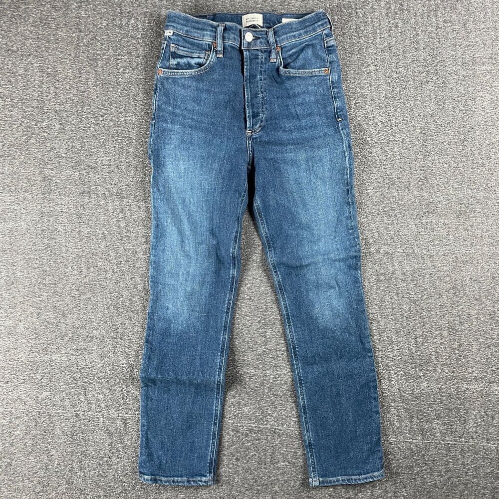Citizens of Humanity Jeans Womens 26 Jolene Button Fly High Rise Casual Minimal